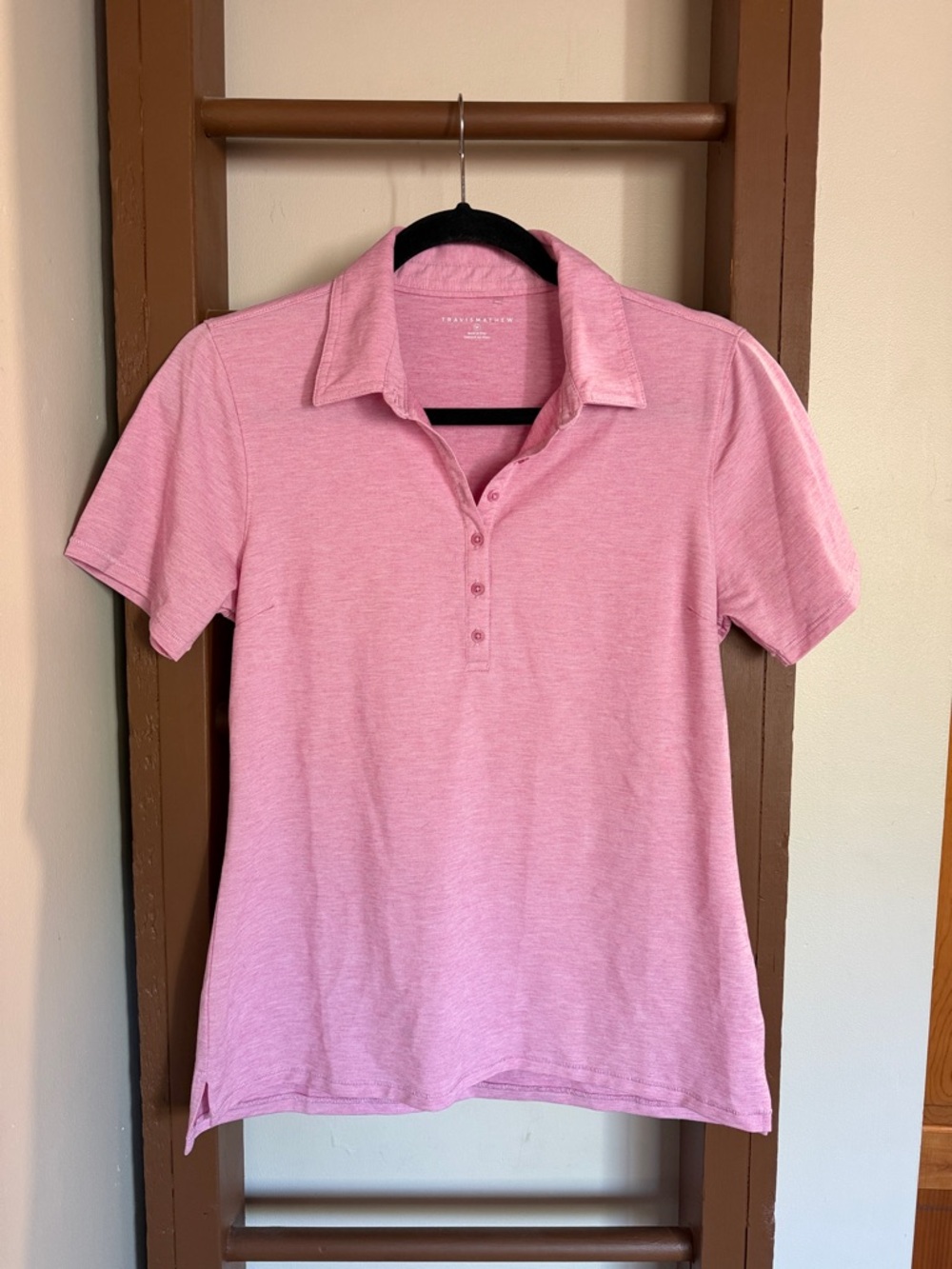 Travis Mathew Women’s Featherweight Active Polo Pink